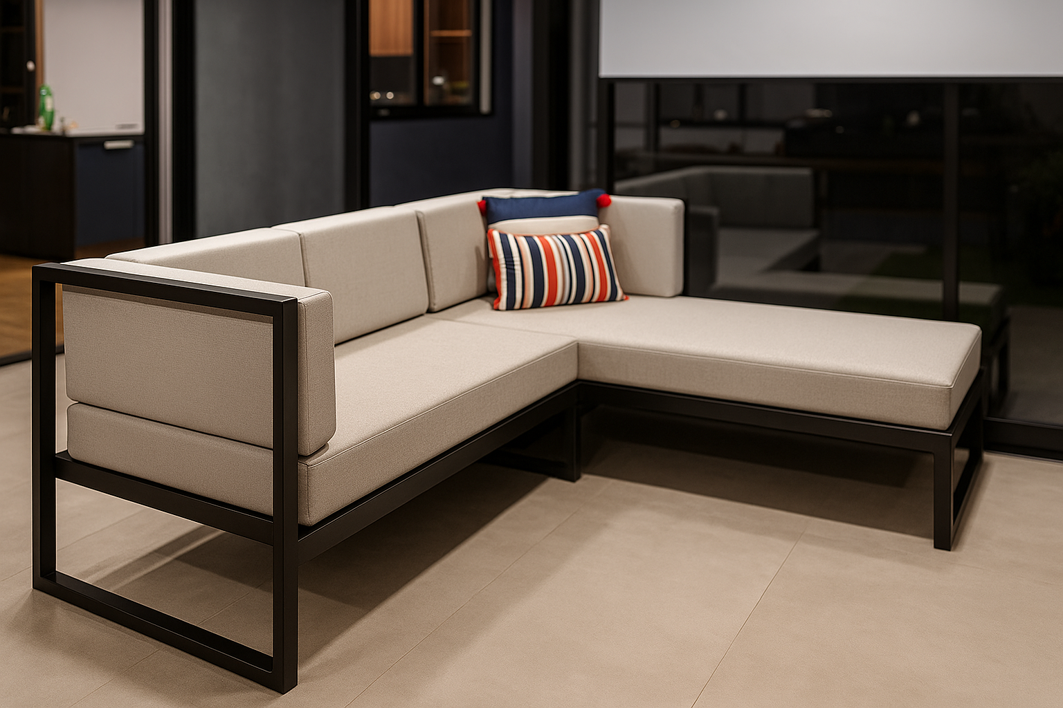 Muebles industriales de madera y acero